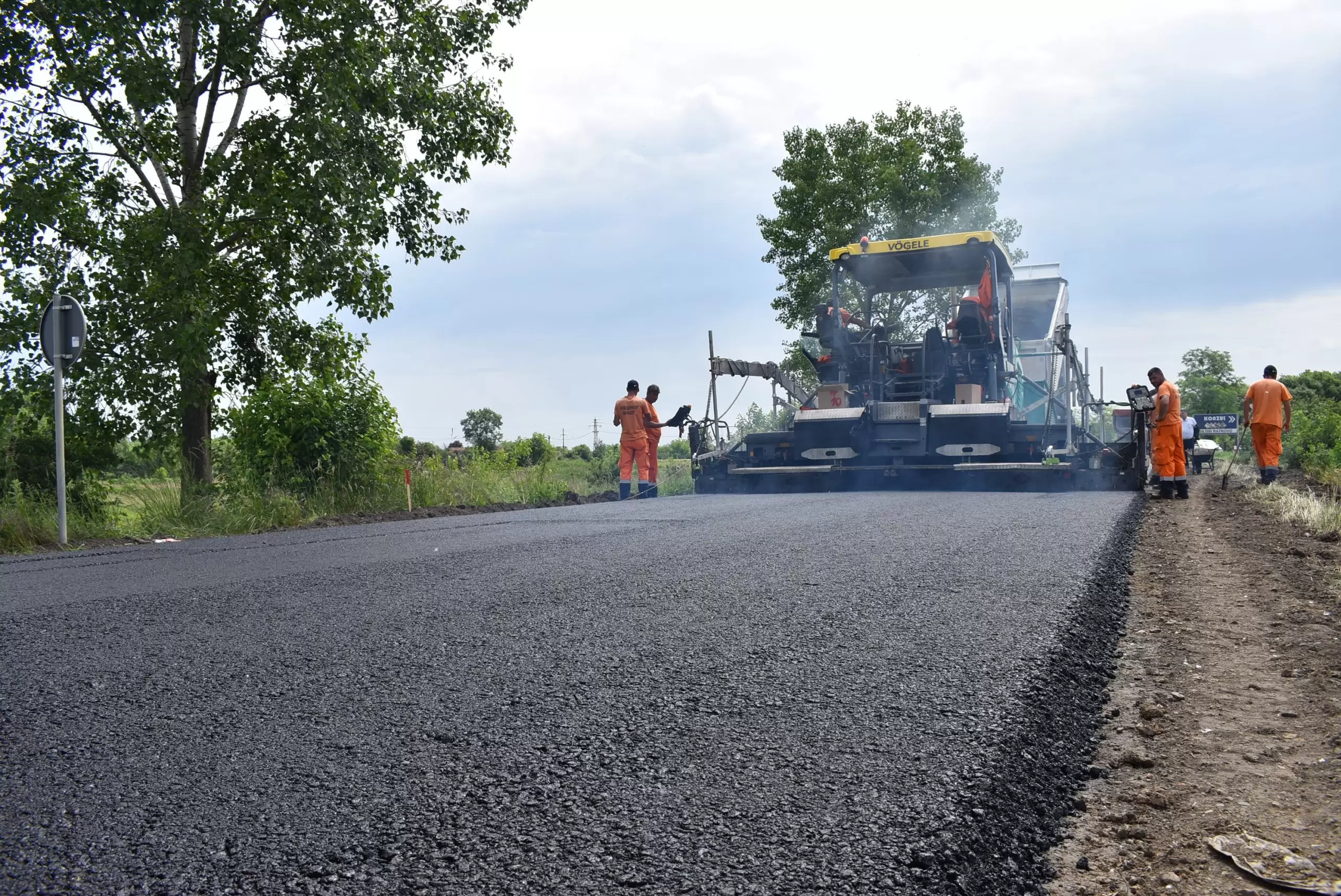 Odžaci - radovi na putu Ratkovo 1