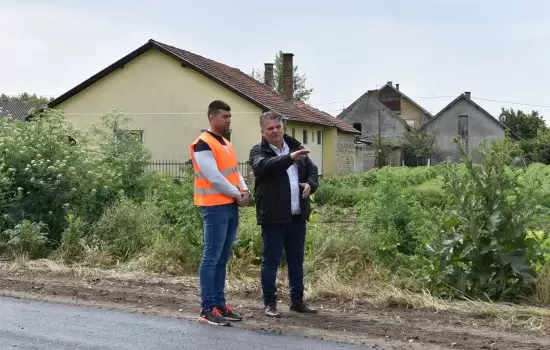 Odžaci - radovi na putu Ratkovo 