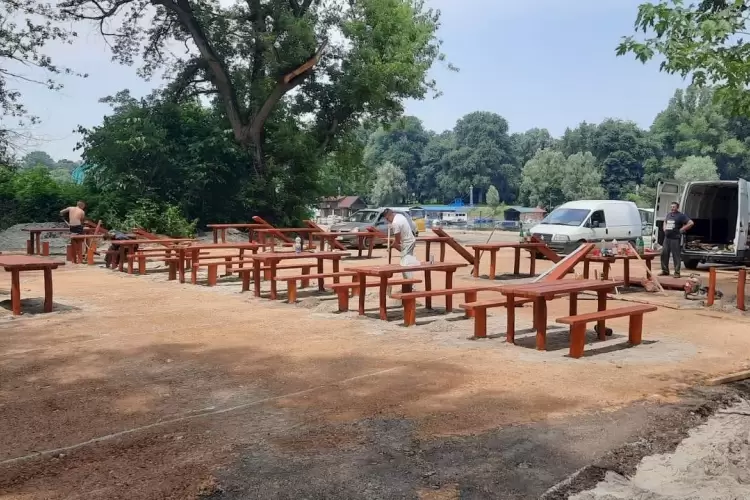 Apatin - uređenje za Svetsko prvenstvo u ribolovu na plovak za žene