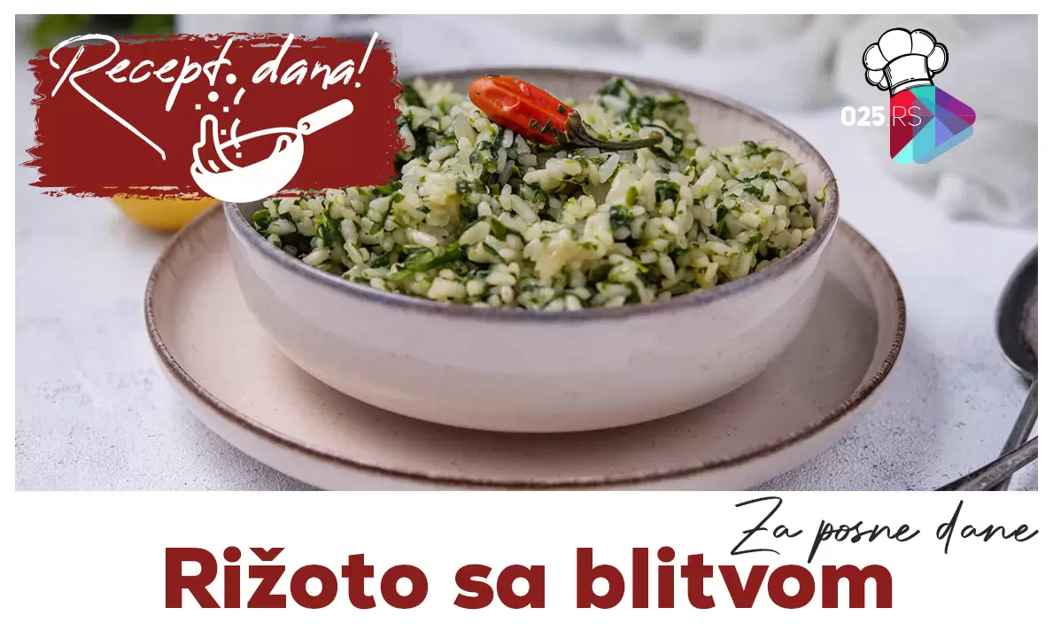 rižoto sa blitvom