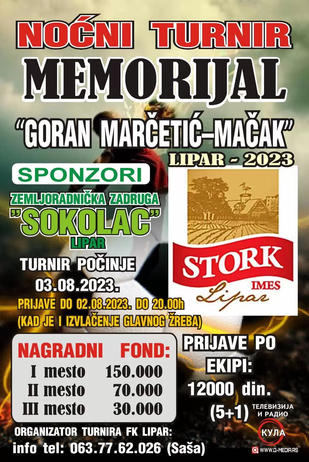 Turnir u malom fudbalu "Goran Marčetić-Mačak" u Liparu