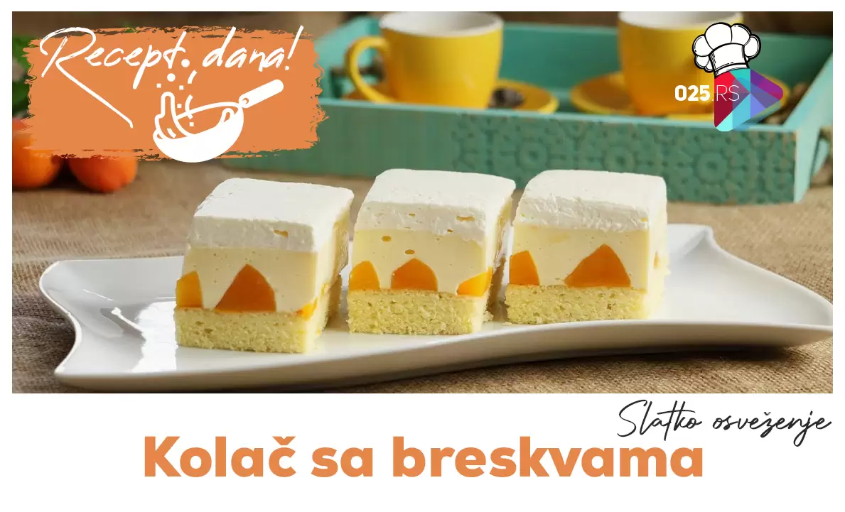 kolač sa breskvama