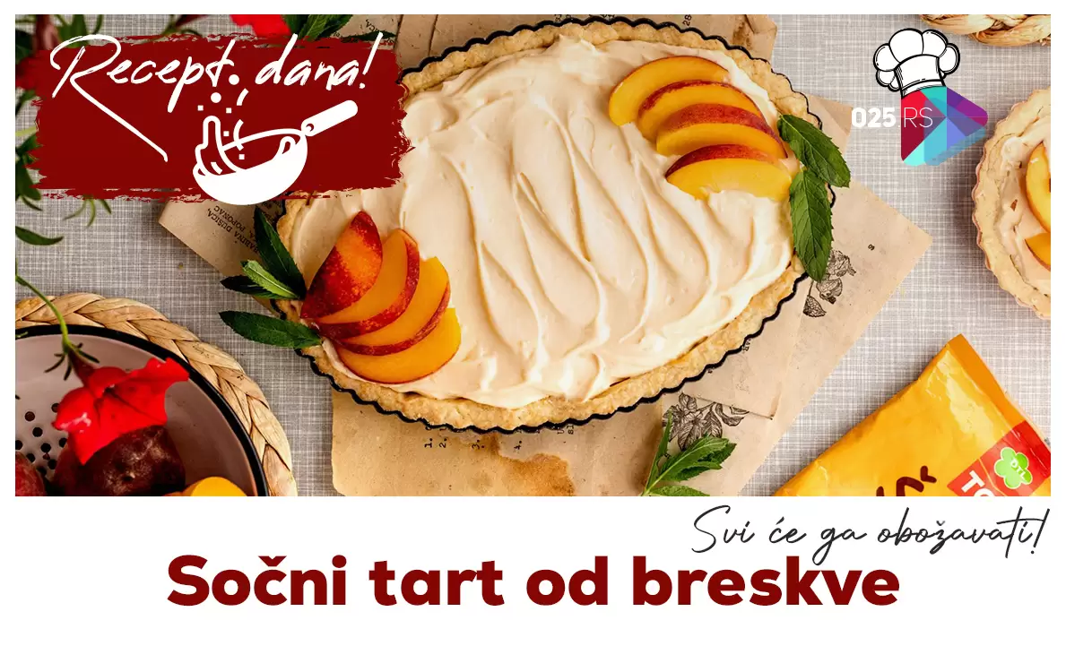 Sočni tart od breskve