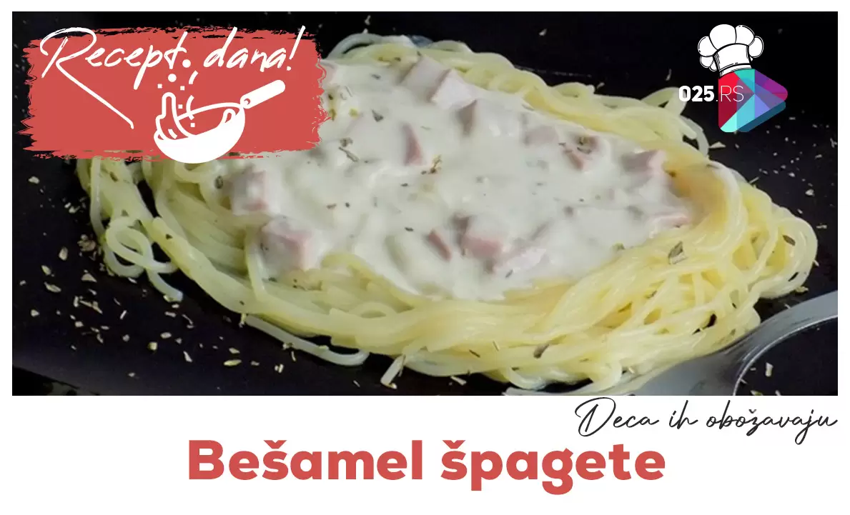 bešamel špagete