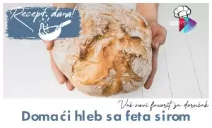 Domaći hleb sa feta sirom