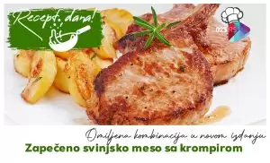 Zapeceno svinjsko meso sa krompirom