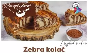 zebra kolač