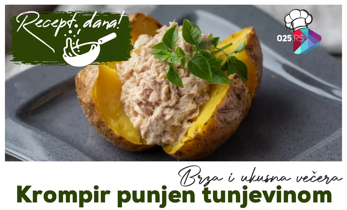 Krompir punjen tunjevinom
