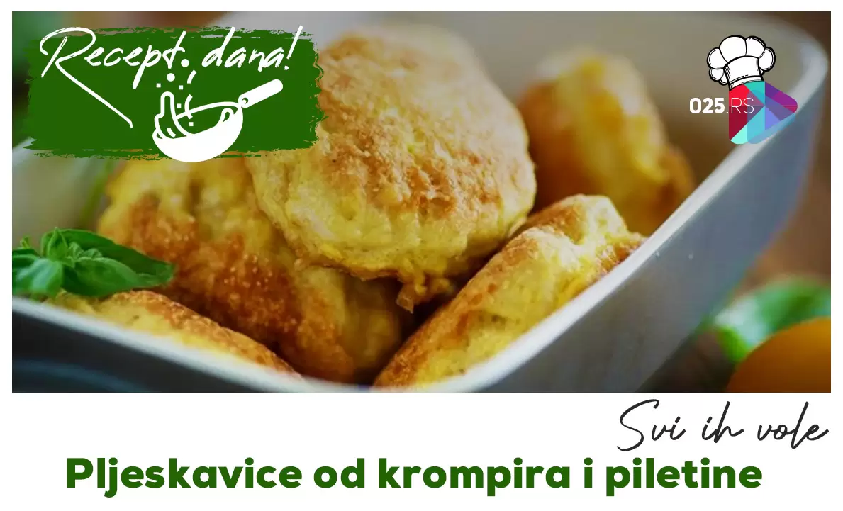 Pljeskavice od krompira i piletine