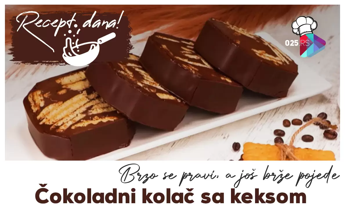 Čokoladni kolač sa keksom