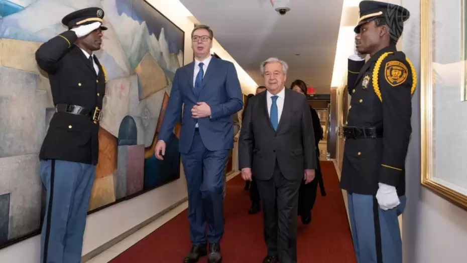 Gutereš i Vučić