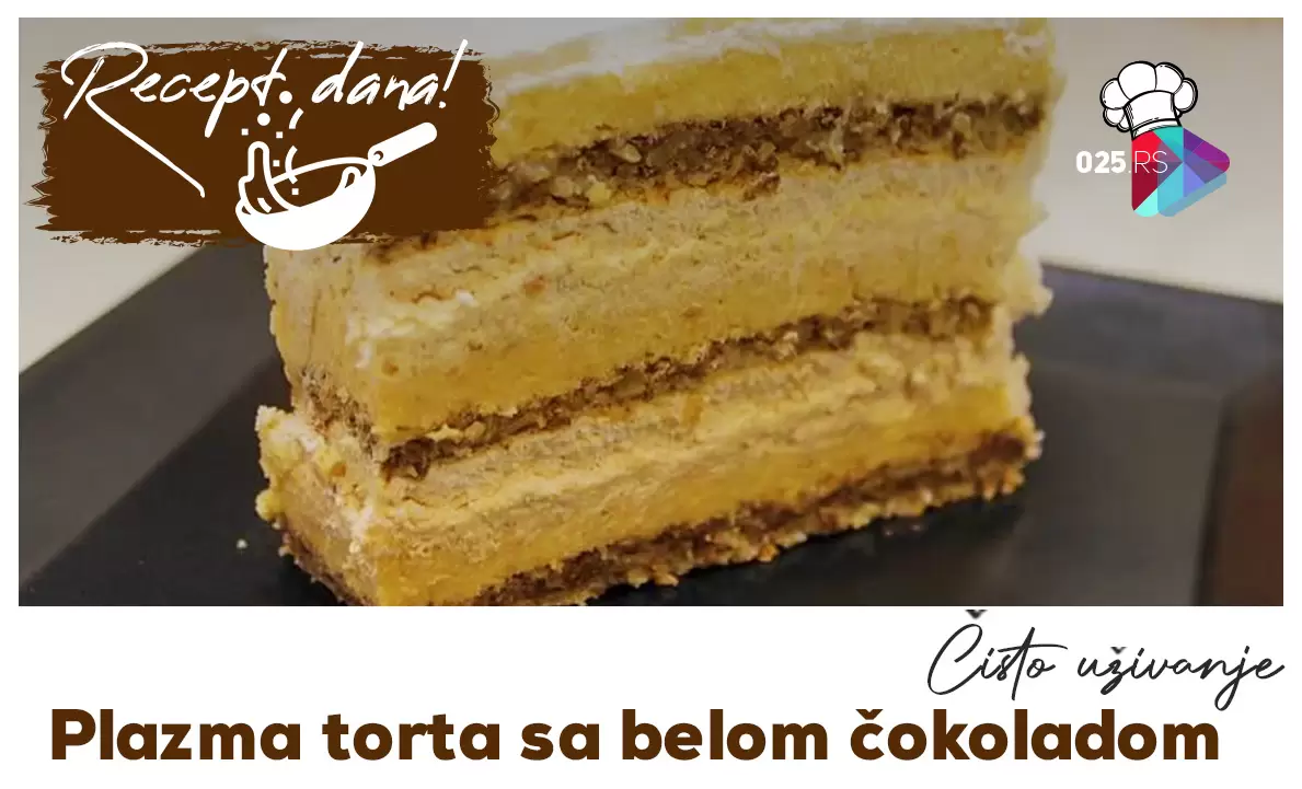 Plazma torta sa belom čokoladom