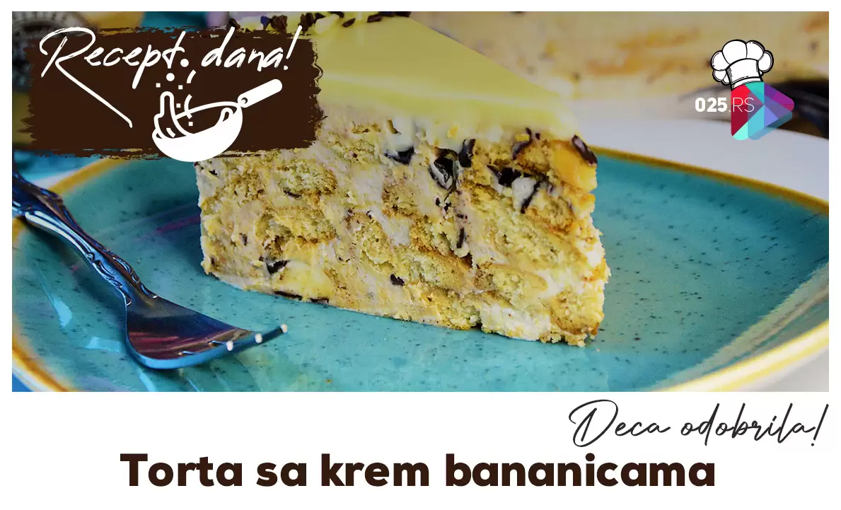 Torta sa krem bananicama