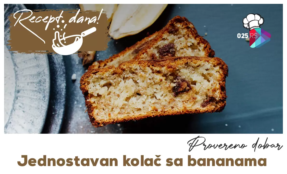 Jednostavan kolač sa bananama