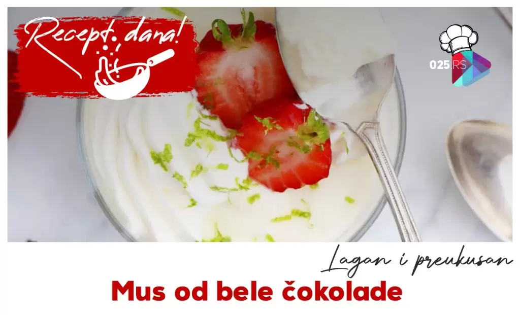 Mus od bele čokolade
