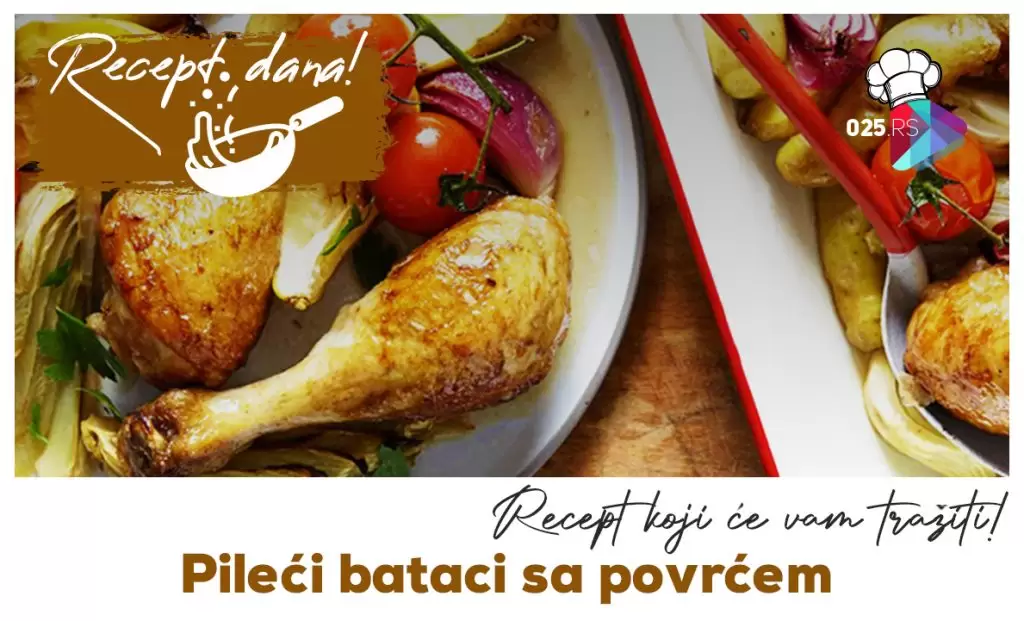 Pileći bataci sa povrćem