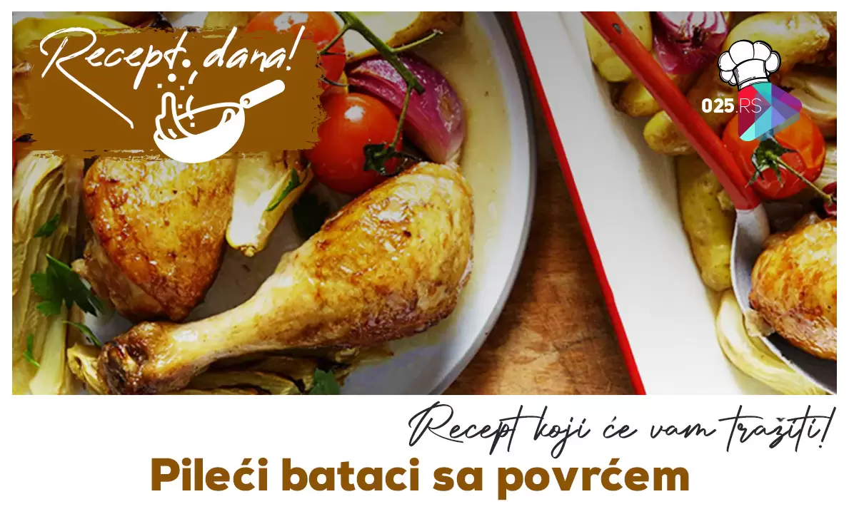 Pileći bataci sa povrćem