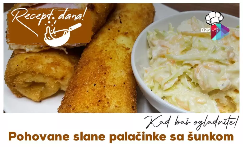 Pohovane slane palačinke