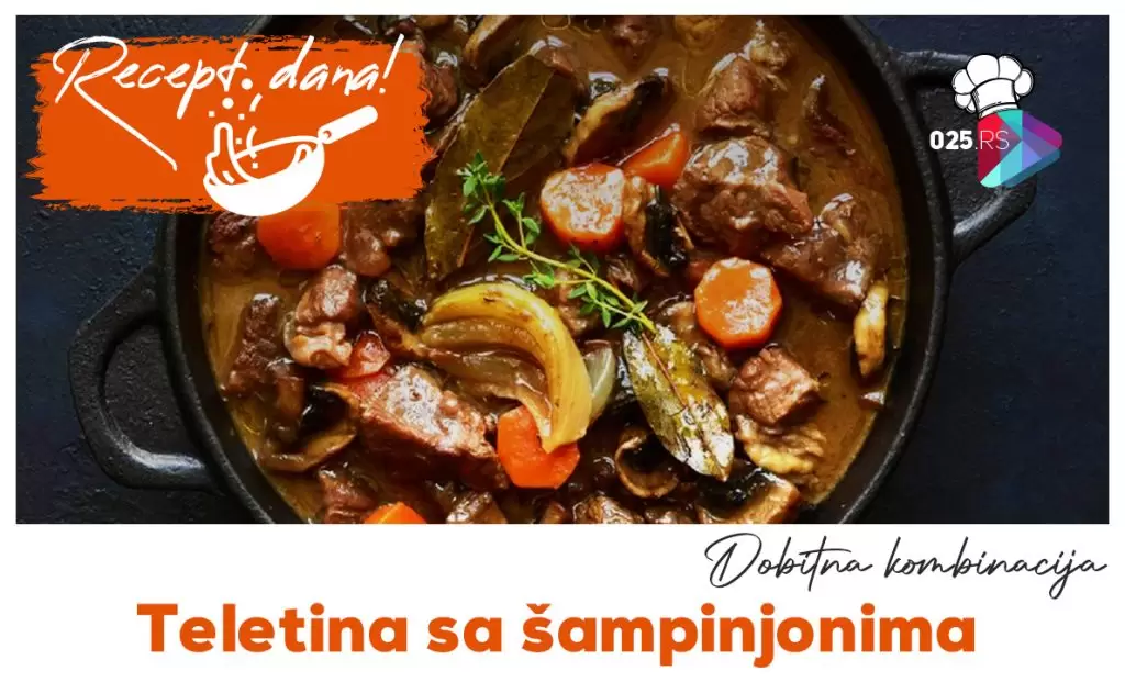 Teletina sa šampinjonima