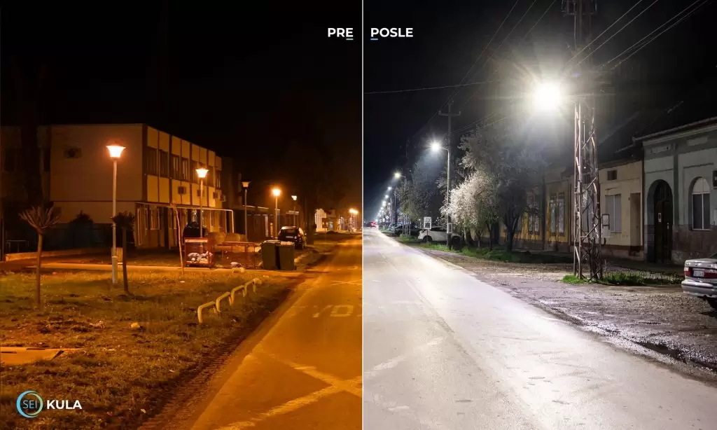 U opštini Kula izvršena rekonstrukcija javnog osvetljenja