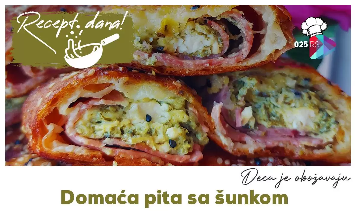 Domaća pita sa šunkom