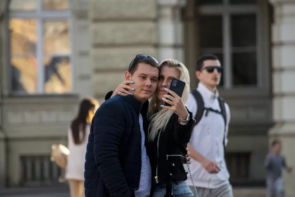Turisti selfi
