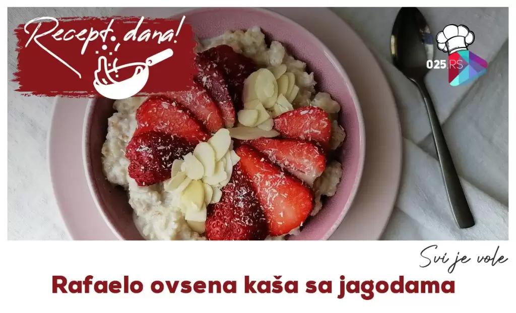 Rafelo ovsena kaša sa jagodama