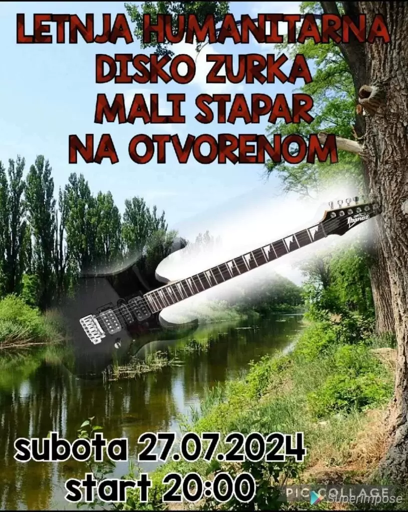Letnja humanitarna disko žurka u subotu na Malom Staparu