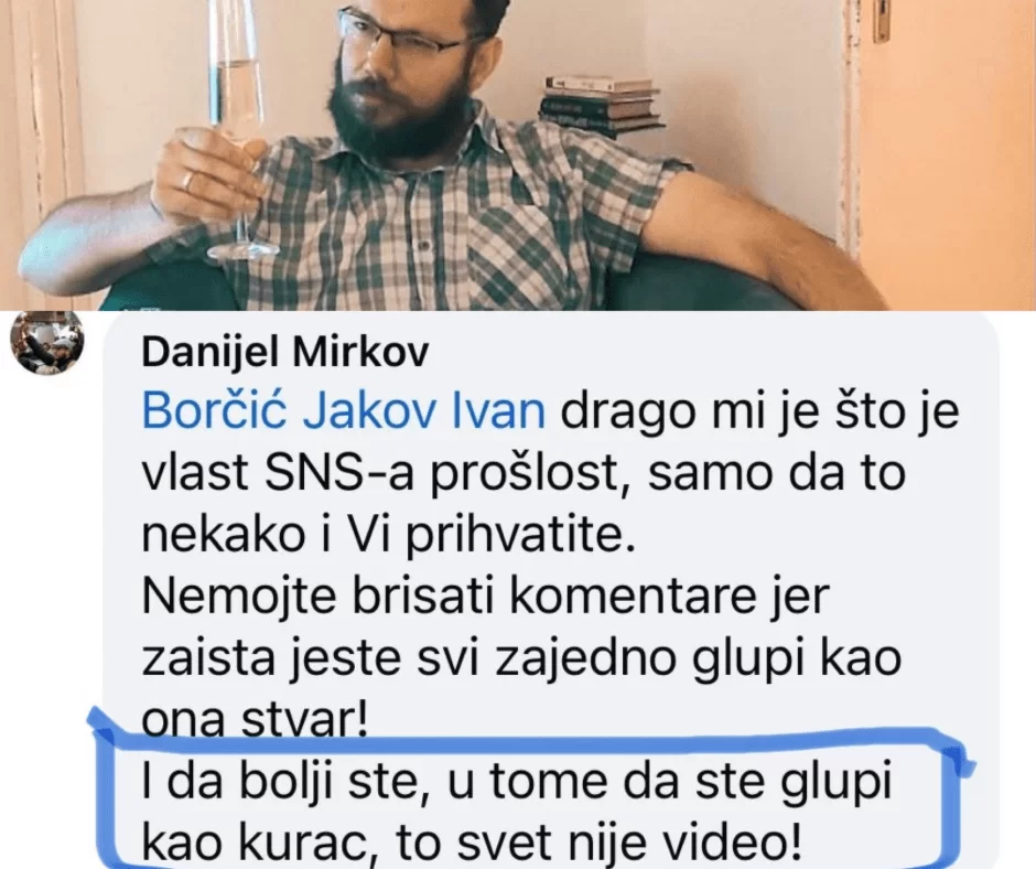 Recept za neuspeh odbornika Mirkova