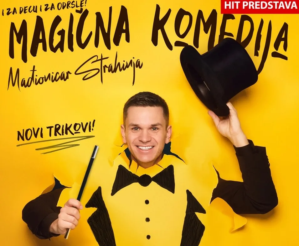 „Magična komedija“ 25. februara u KC „Laza Kostić“