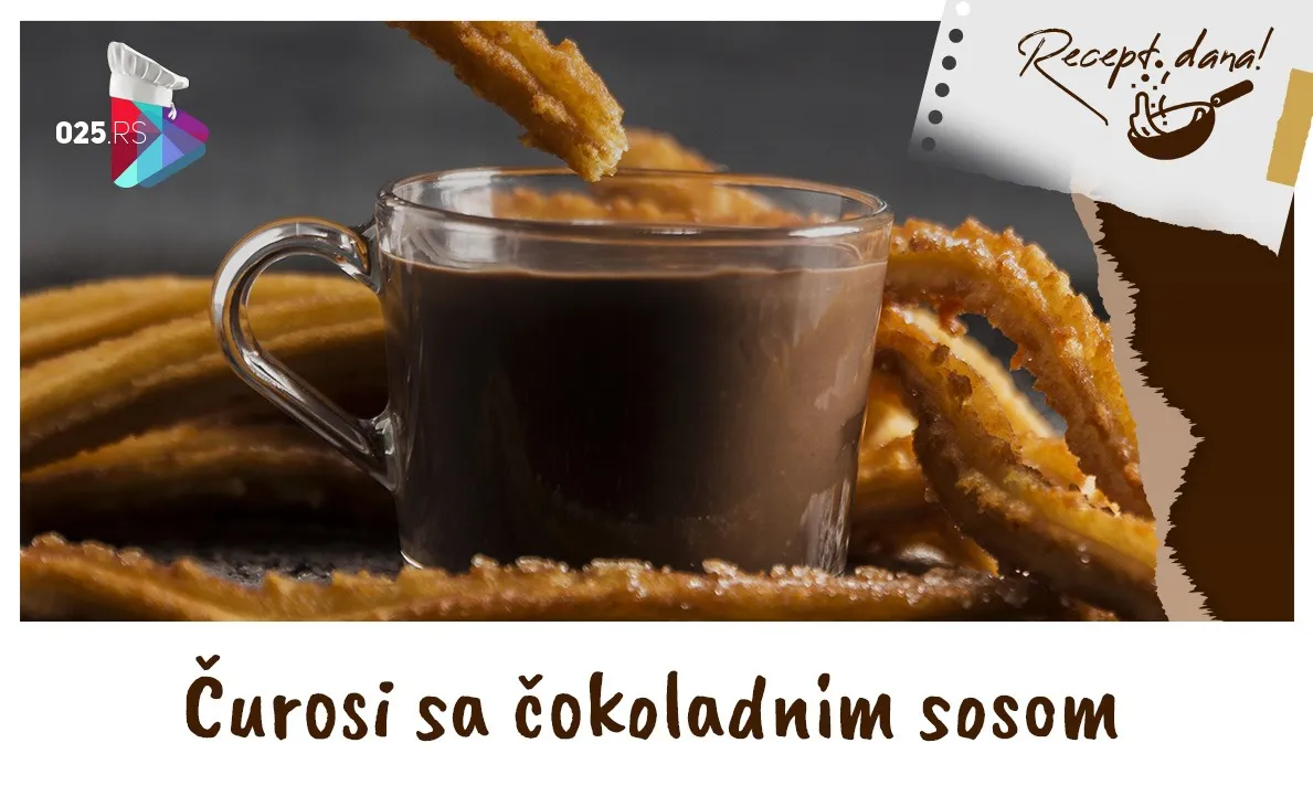 Curosi sa cokoladnim sosom