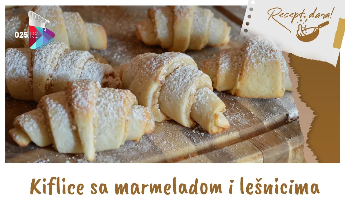 KIflice sa marmeladom i lešnikom
