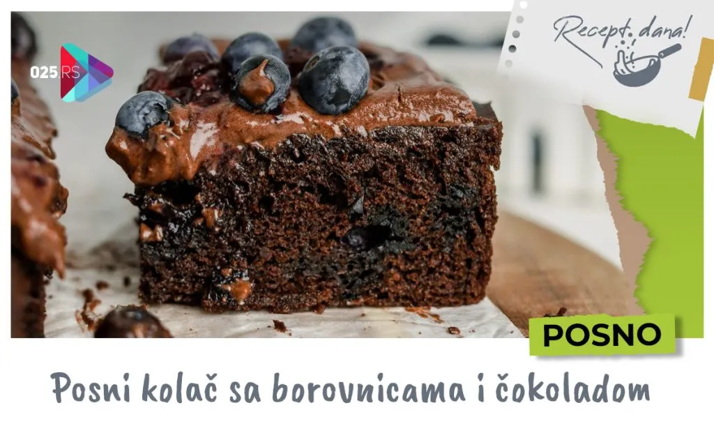 Posni kolač sa borovnicama