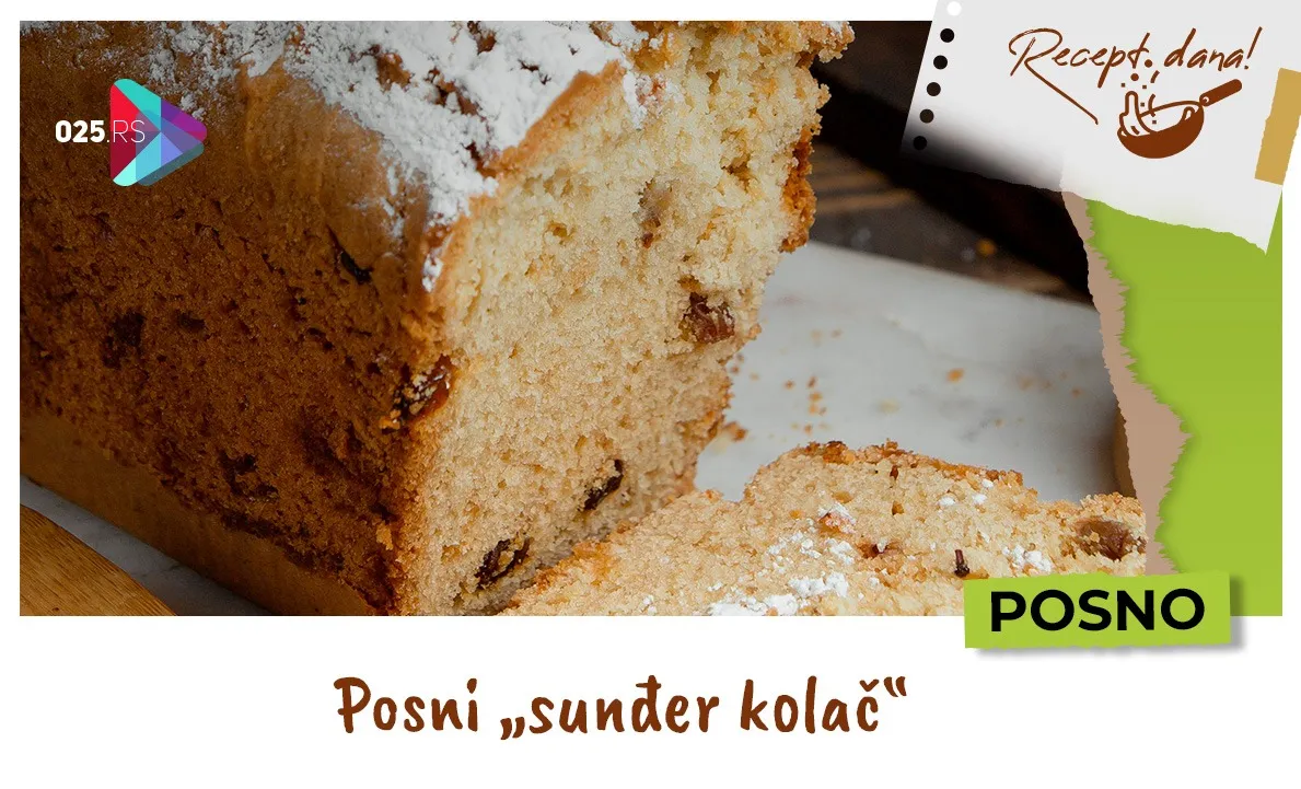 Posni Sunđer kolač