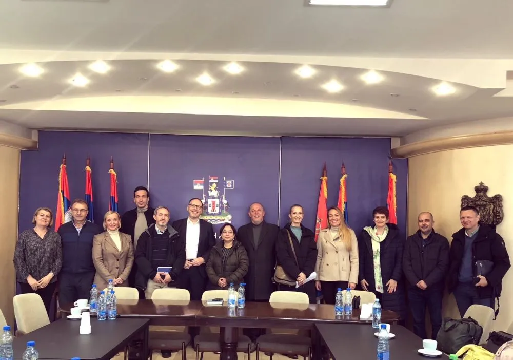 Kula: Delegacija izvođača radova i donatora obišla radove na izgradnji Velikog parka
