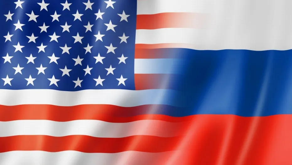 Amerika Rusija zastave