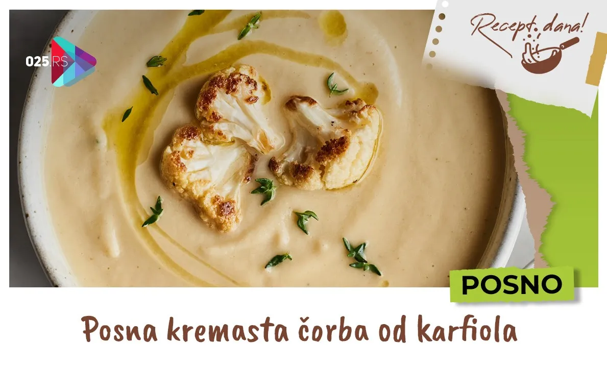 Posna kremasta čorba