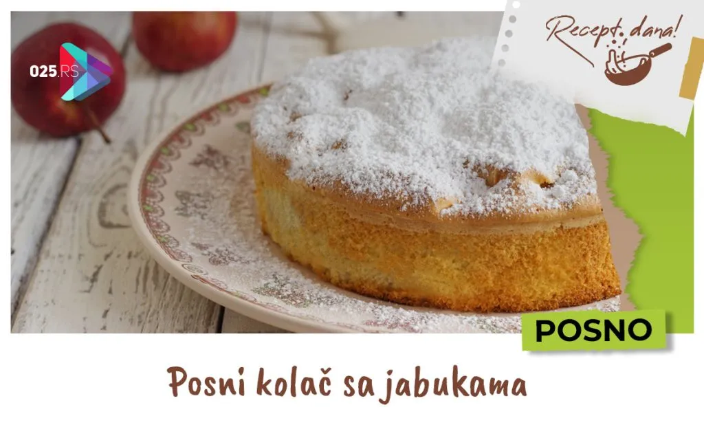 Posni kolač sa jabukama