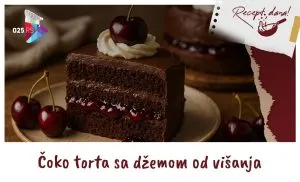 Čoko torta sa dzemom od visanja