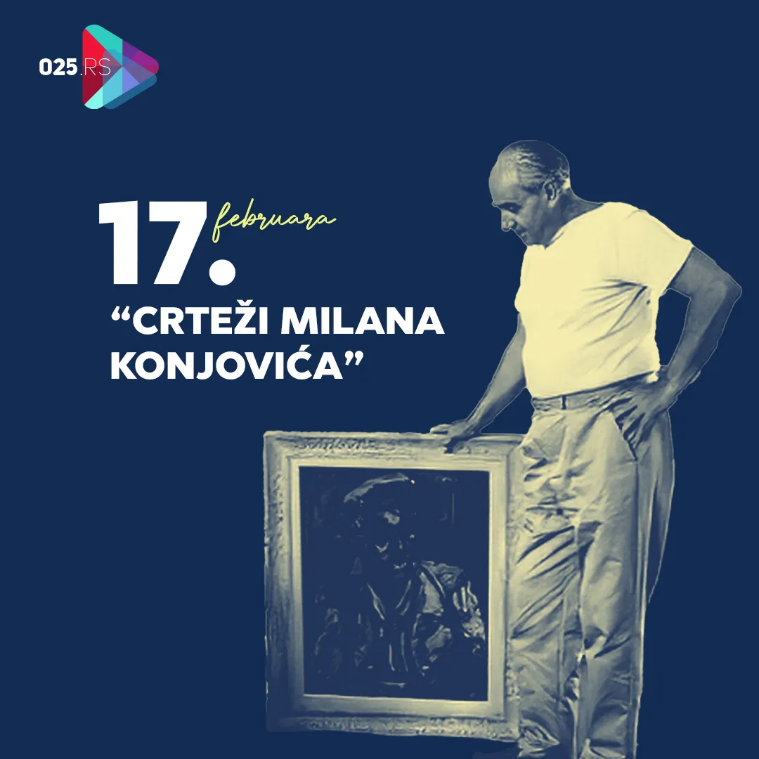crteži Milana Konjovića