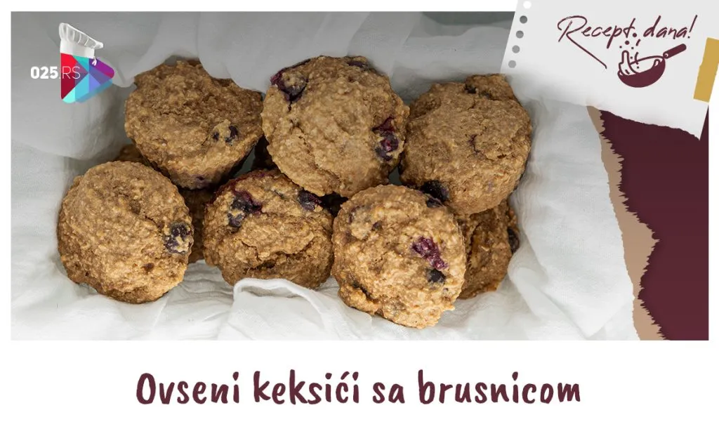 Ovseni keksici sa brusnicom