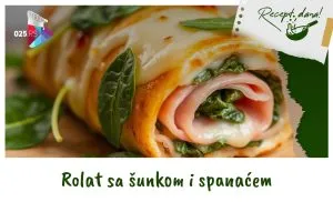 Rolat sa sunkom i spanacem