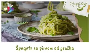 Špagete sa pireom od graska
