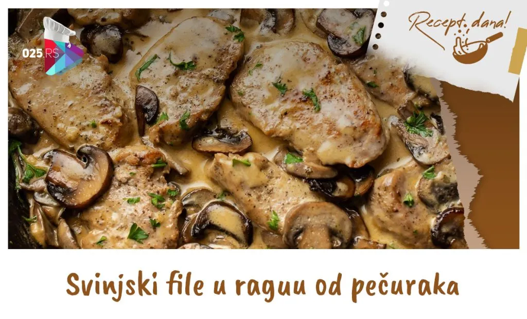 Svinjski file u raguu od pecuraka