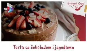 Torta sa čokoladom i jagode