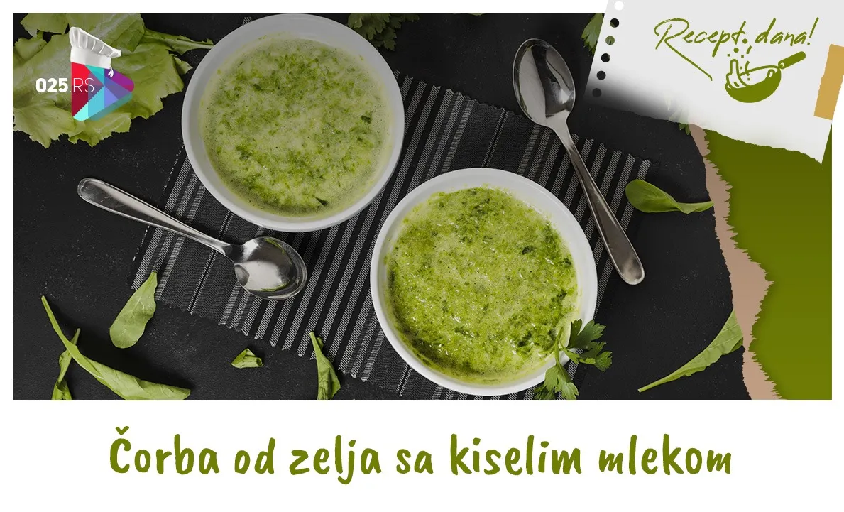 Čorba od zelja sa kiselim mlekom