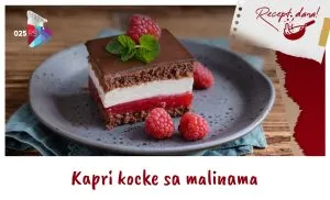 Kapri kocke u malinama