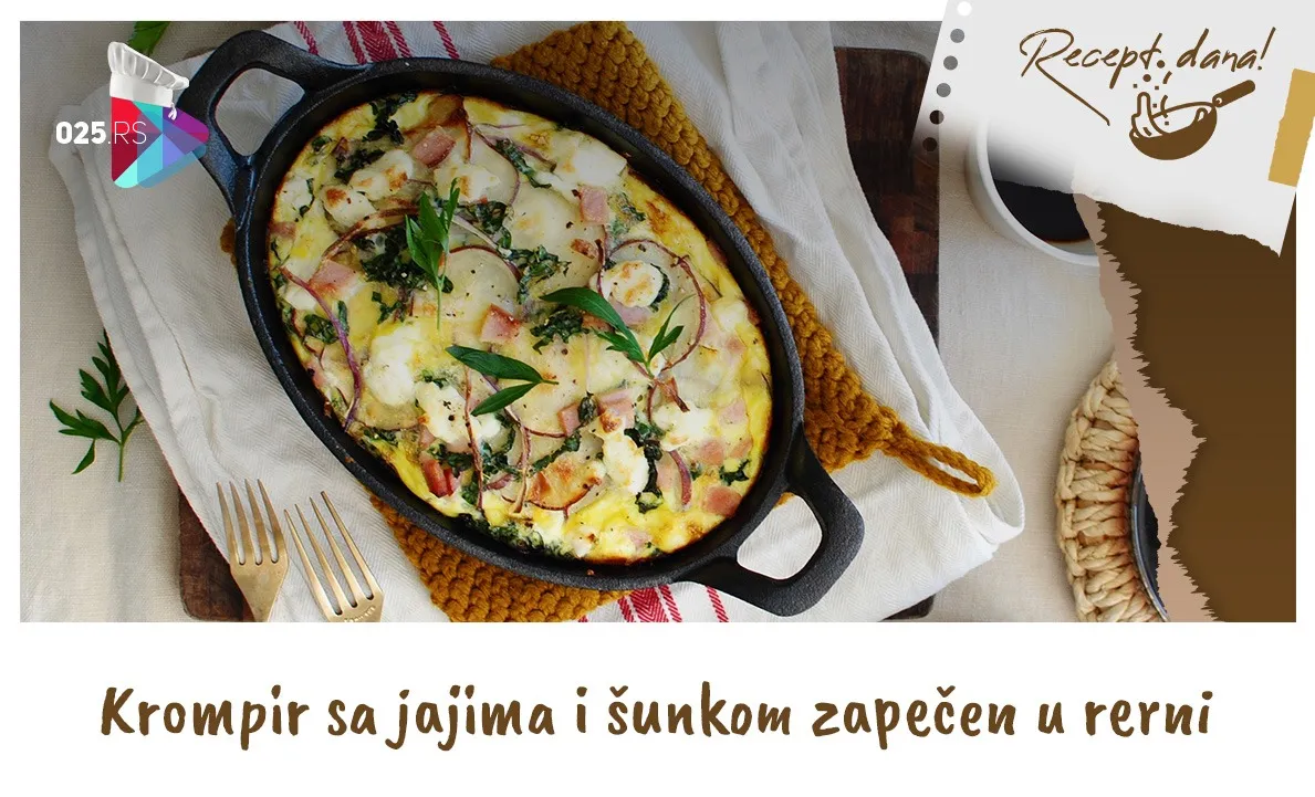 Krompir sa jajima i sunkom