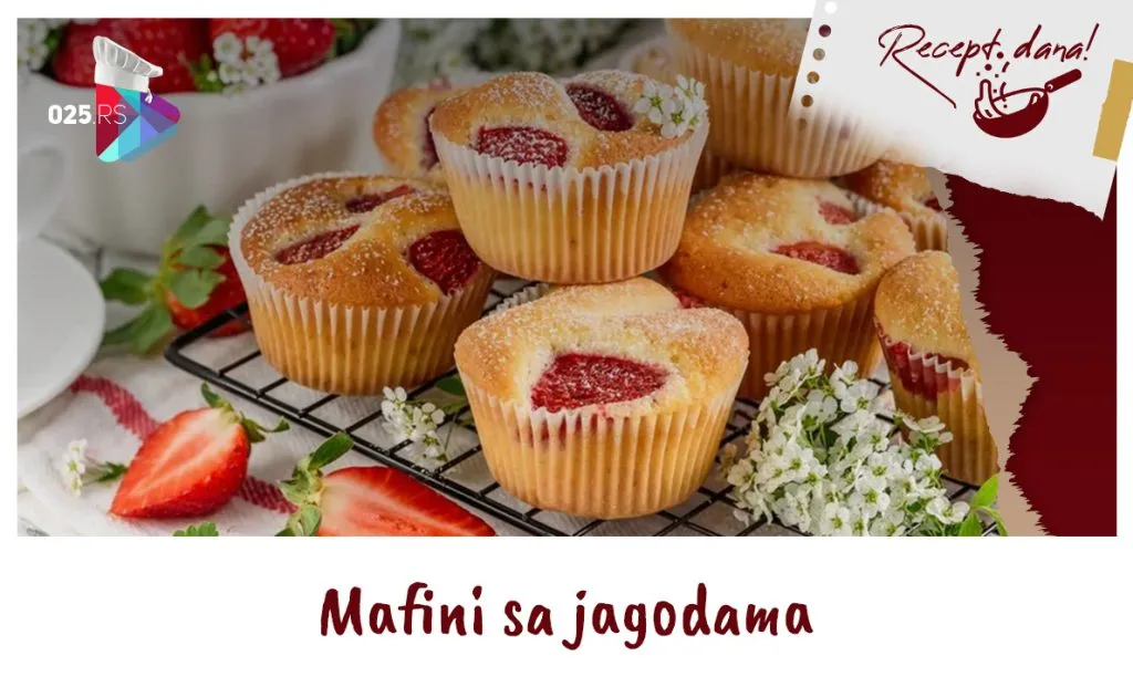 Mafini sa jagodama