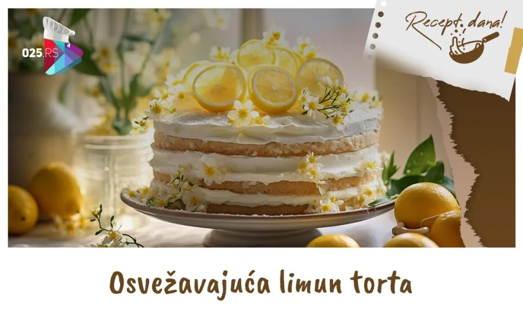 Osvežavajuća limun torta